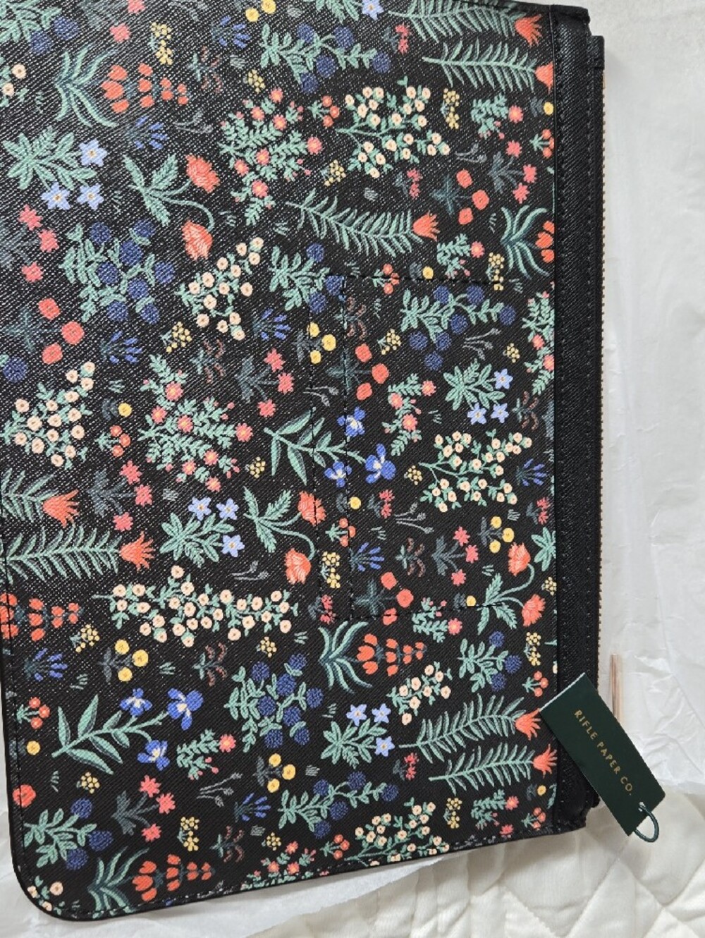 Rifle Paper Co. Pink Floral & Black Floral Zip Pouch Set - Picture 7 of 11